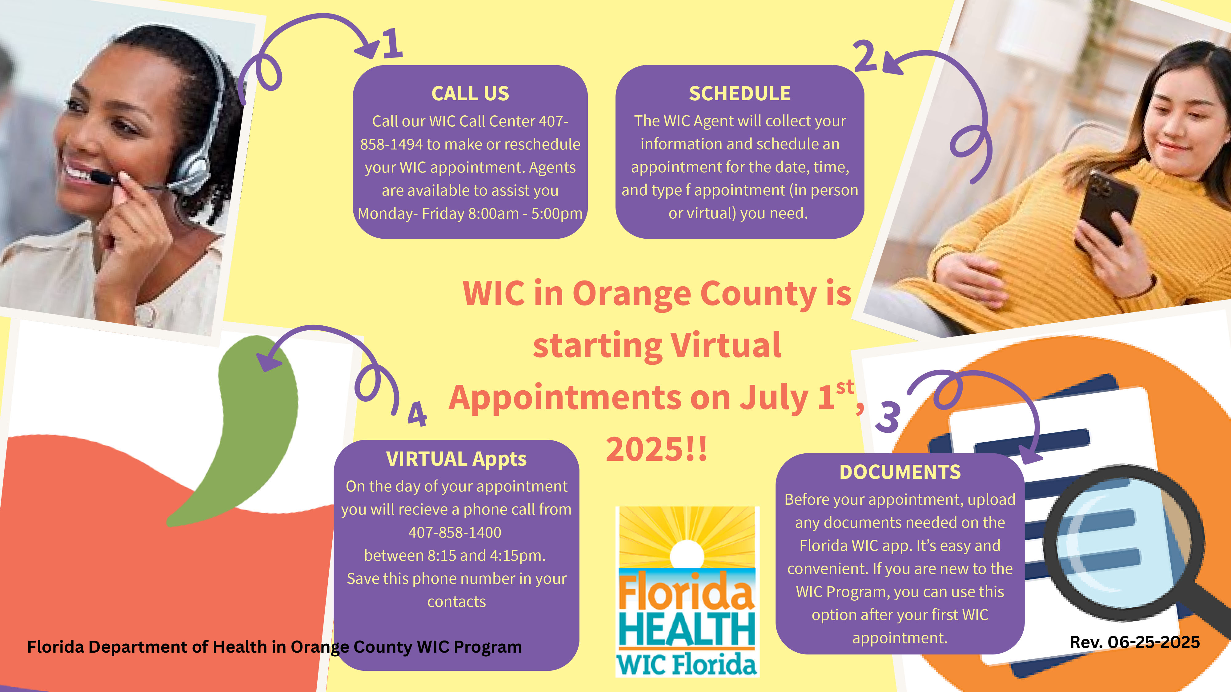 WIC in Orange County starting Virtual Appointments
