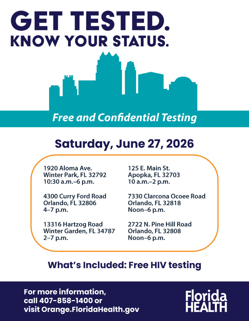 Free and Confidential Testing